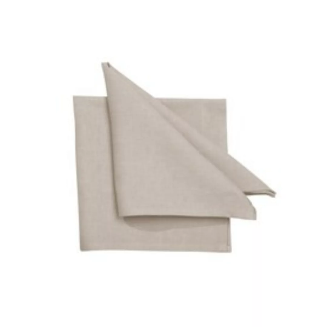 Serviette 'Pure' sand 45x45cm günstig online kaufen