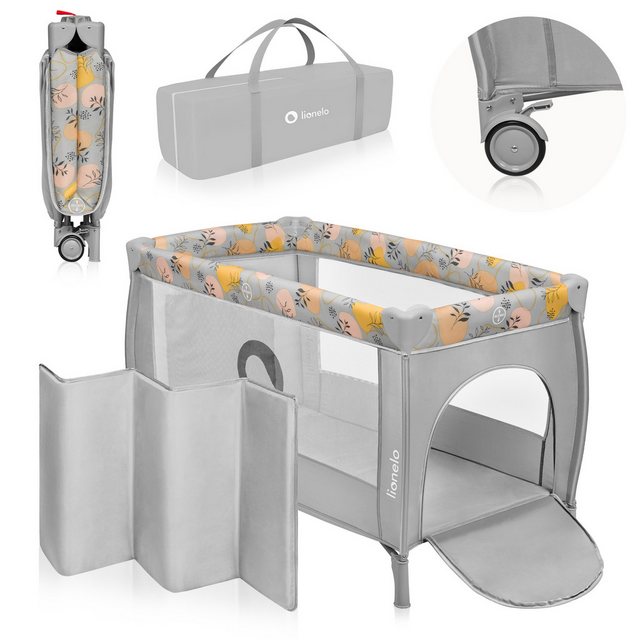 lionelo Baby-Reisebett Stefi Plus, 2in1: Babybett & Laufstall , Kompakte Gr günstig online kaufen