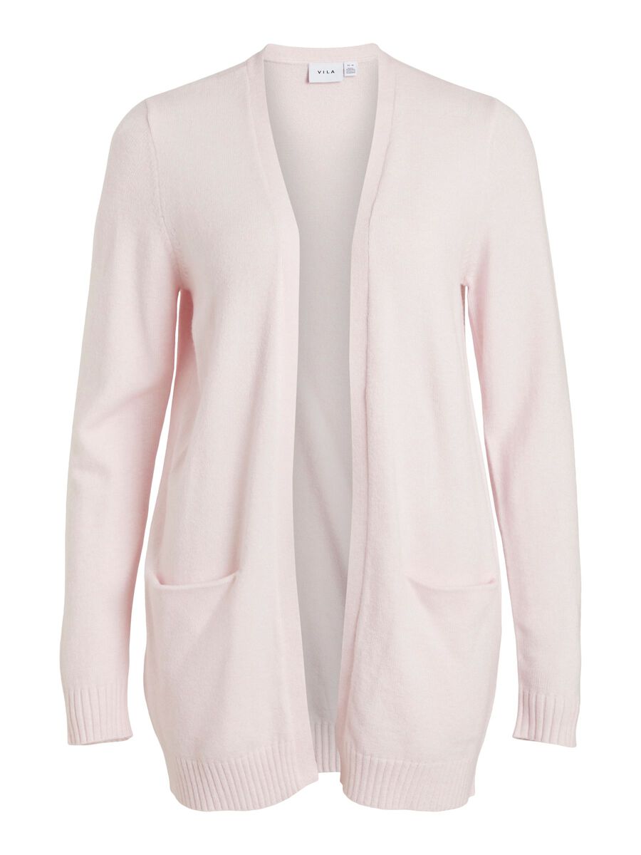 VILA Basic Strickjacke Damen Pink günstig online kaufen