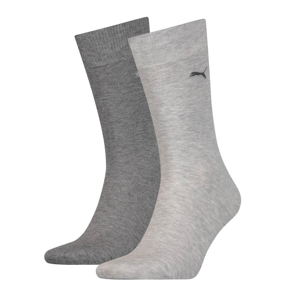 Puma Classic Socken 2 Paare EU 47-50 Middle Grey Melange / Anthracite günstig online kaufen