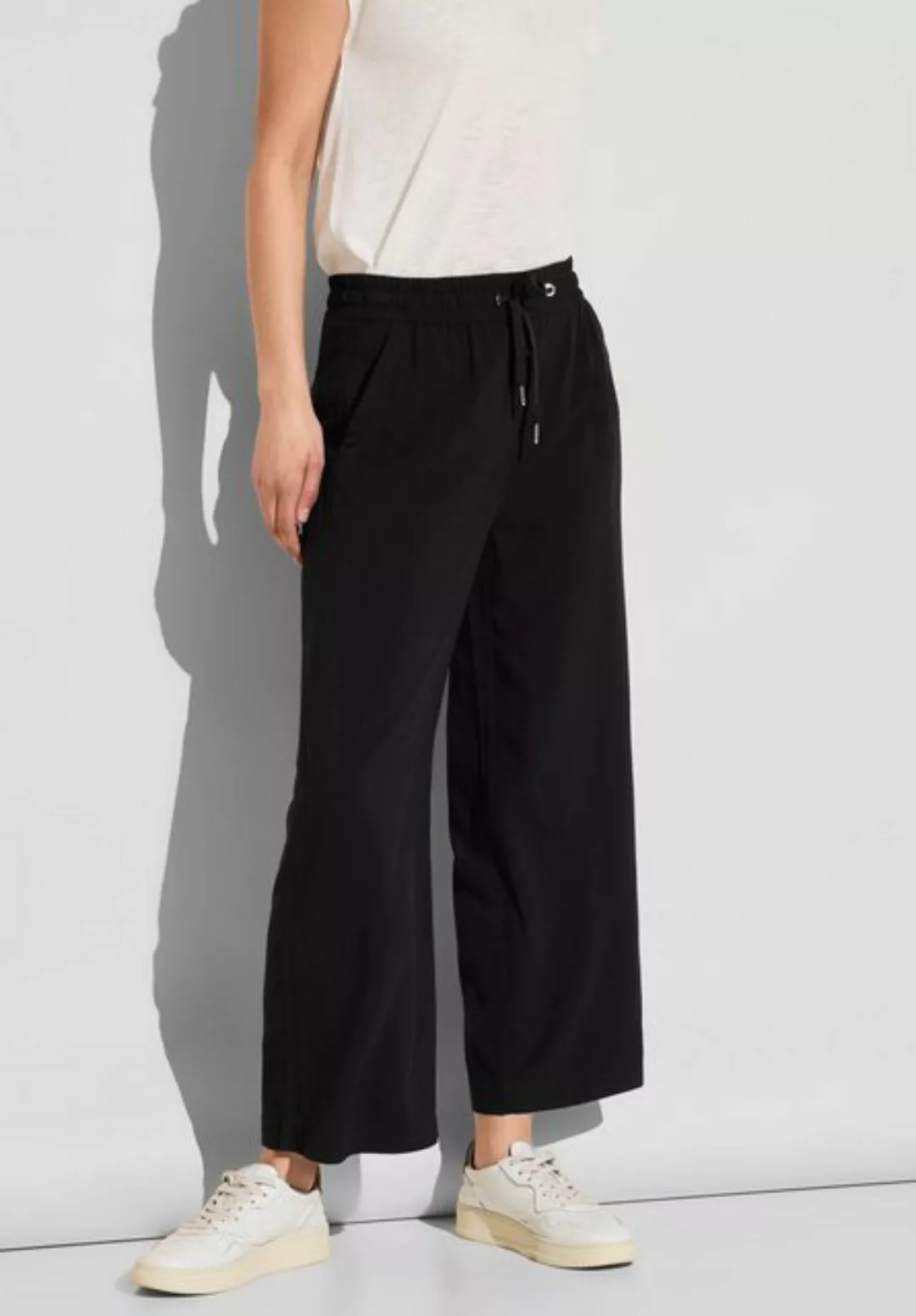 STREET ONE Culotte - 7/8 - Culotte - Weite Stoffhose - lockere Stoffhose günstig online kaufen