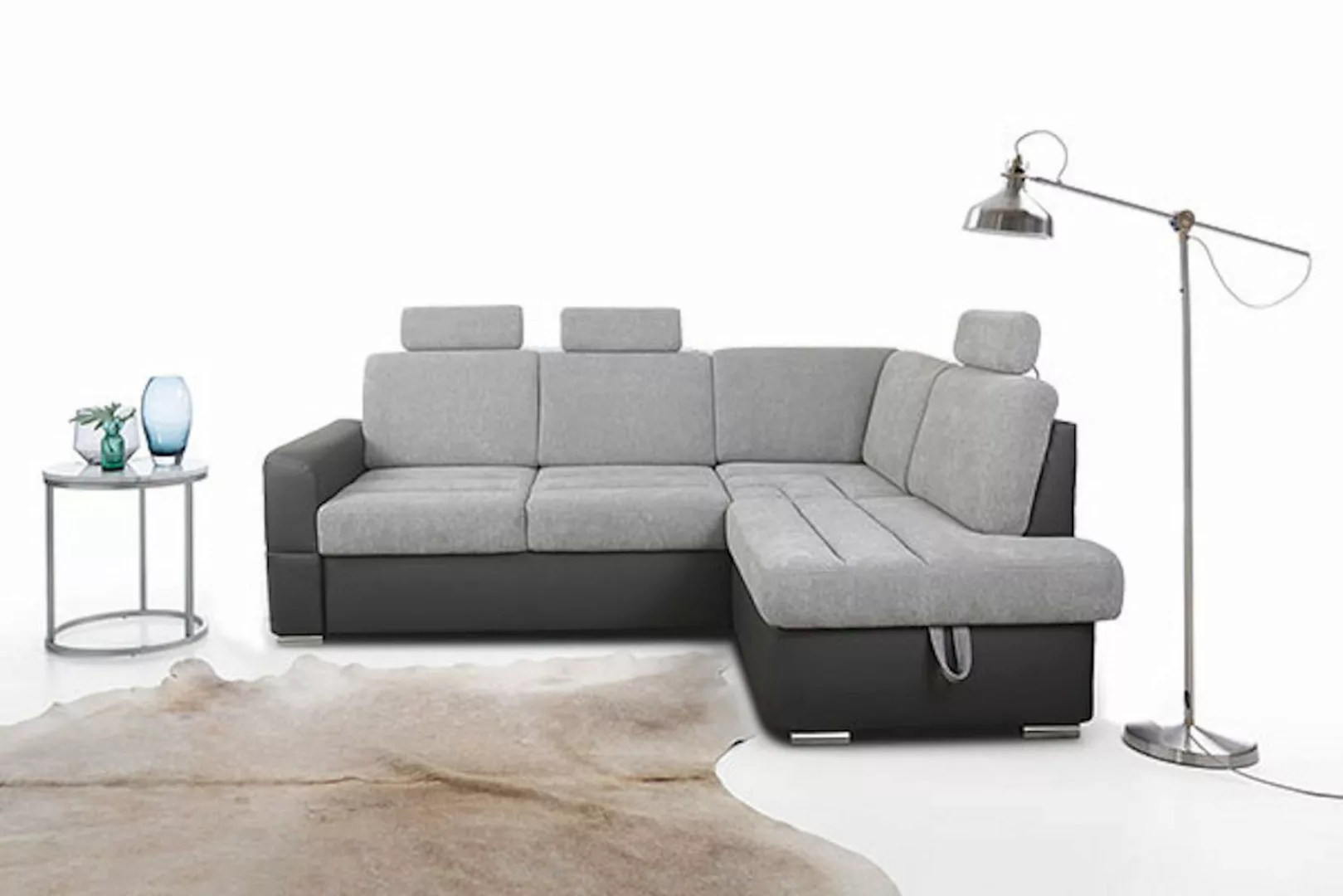 Feldmann-Wohnen Ecksofa Bardo, Bardo 1 Teile, 235cm Farbe & Ausführung wähl günstig online kaufen