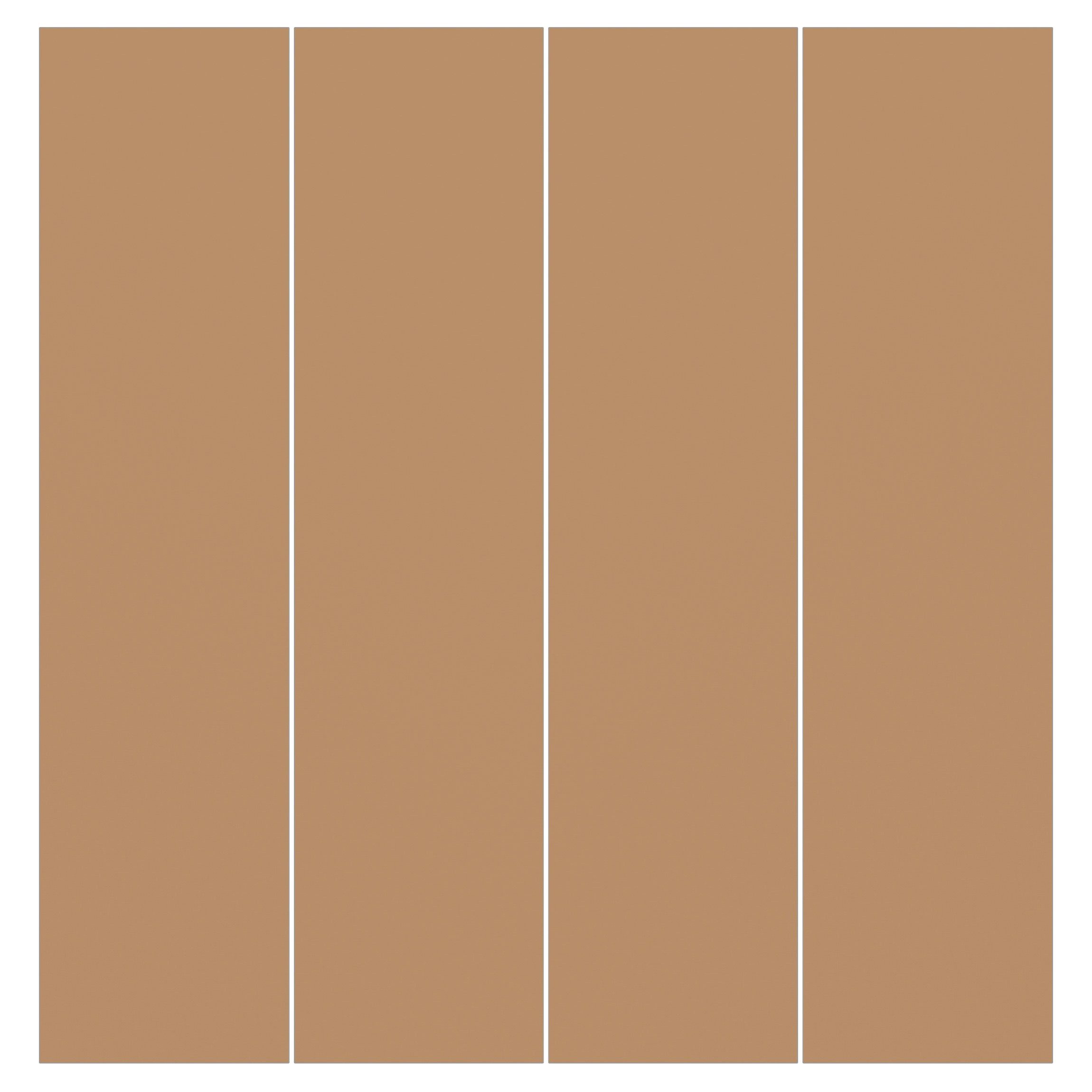 Bilderdepot24 Schiebegardine modern Flächenvorhang blickdicht Terracotta günstig online kaufen
