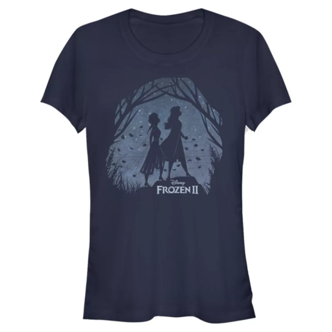 Disney - Eiskönigin - Elsa & Anna Frozen2 Scenery - Frauen T-Shirt günstig online kaufen