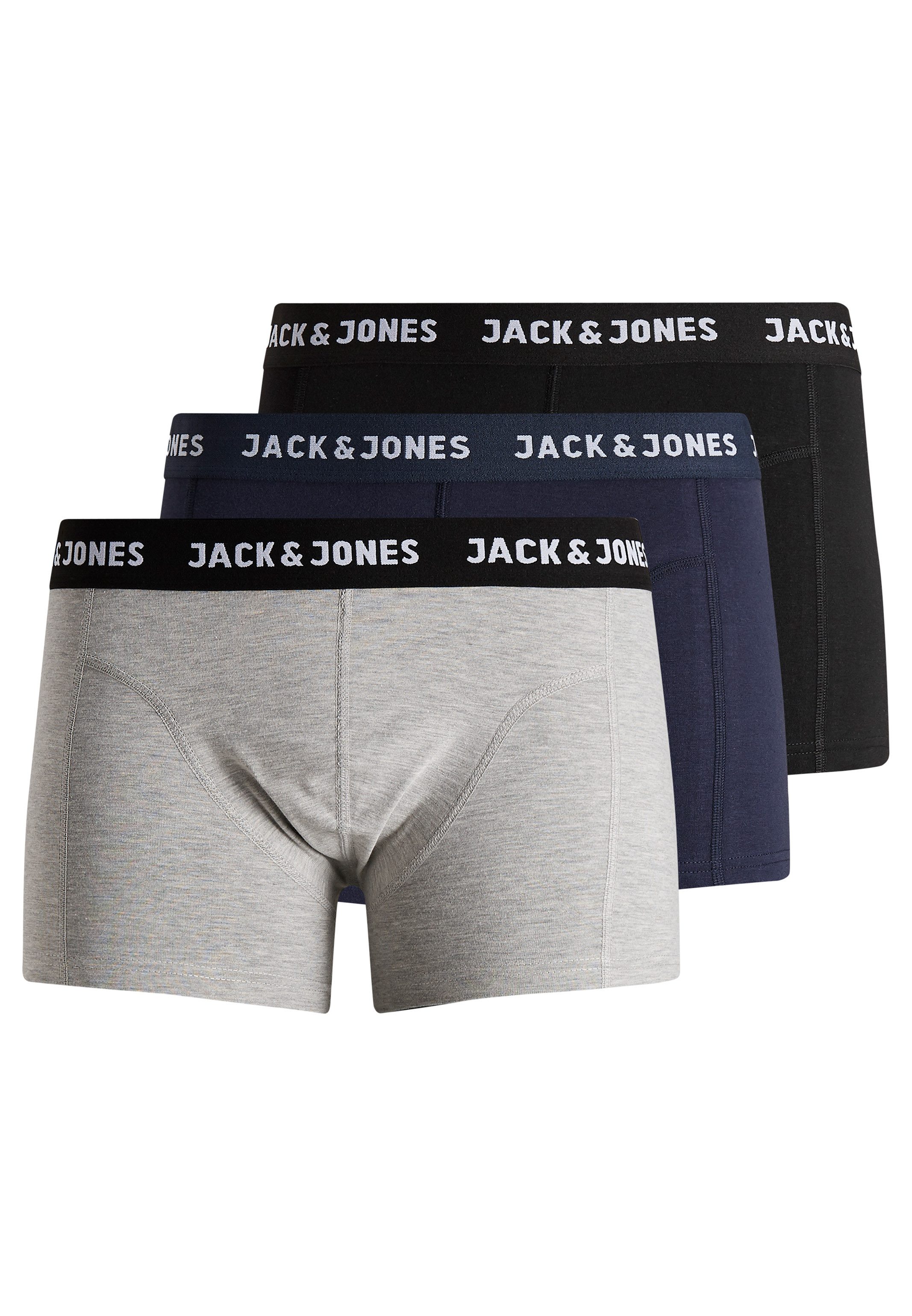 Jack & Jones Herren Boxershort JACANTHONY TRUNKS 3er Pack günstig online kaufen