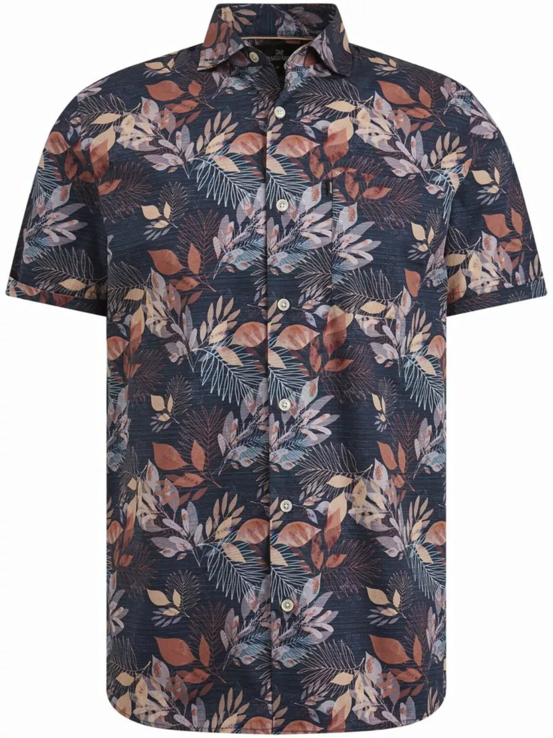 Vanguard Short Sleeves Hemd Blumen Navy - Größe XXL günstig online kaufen