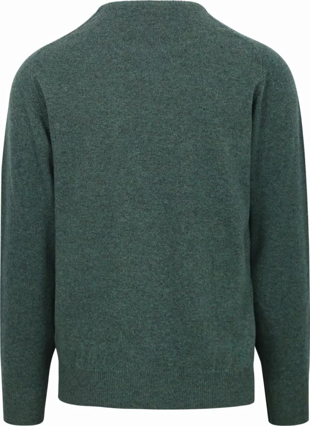 William Lockie O-Auschnitt Pullover Lammwolle grün - Größe XL günstig online kaufen