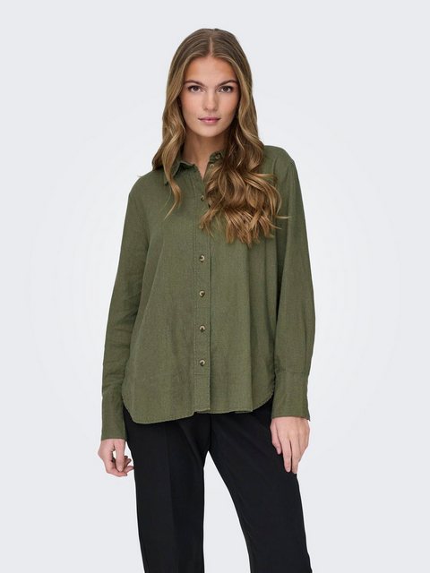 JDY Hemdbluse "JDYSAY L/S LINEN LOOSE SHIRT WVN NOOS" günstig online kaufen