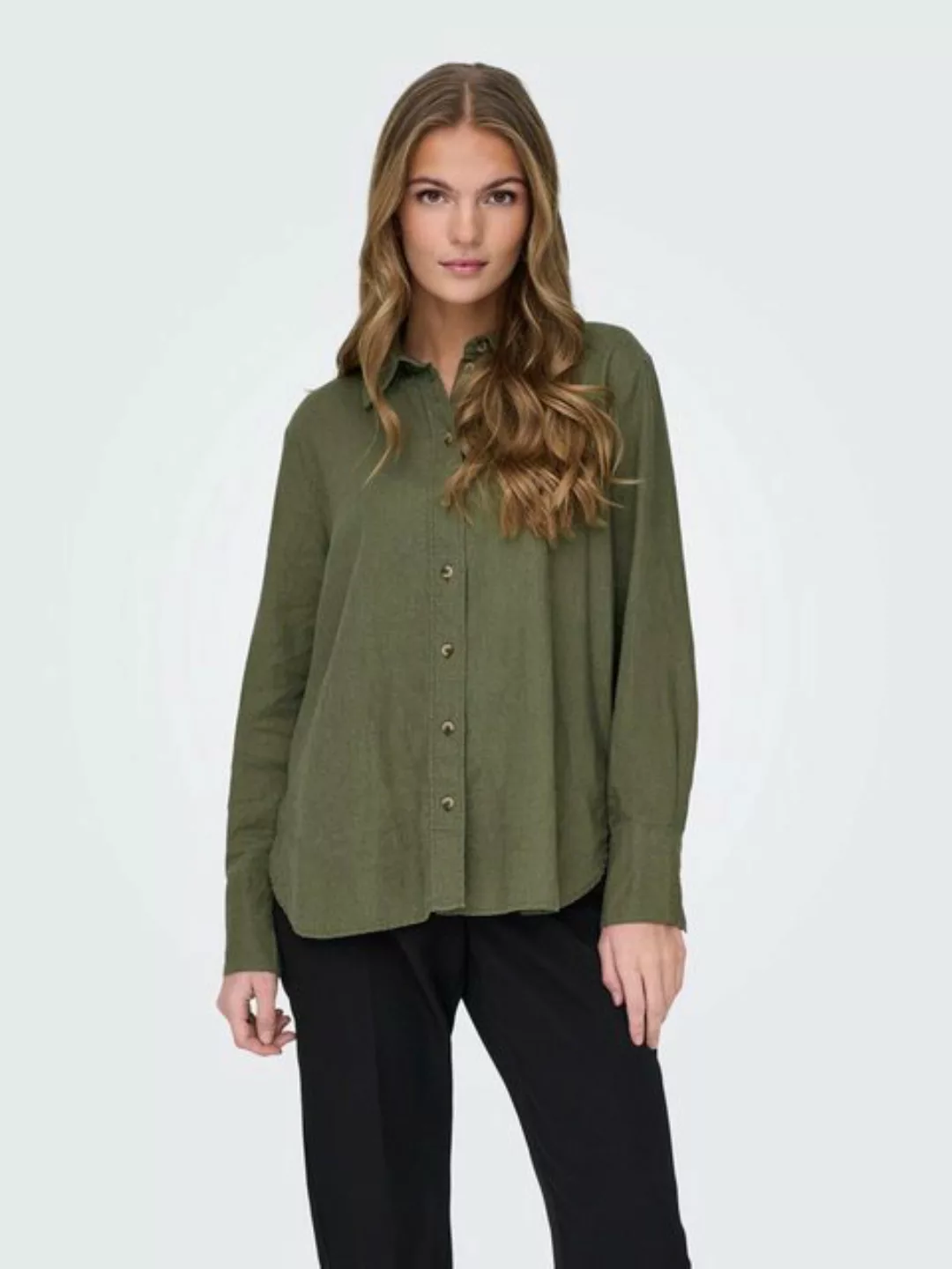 JDY Hemdbluse JDYSAY L/S LINEN LOOSE SHIRT WVN NOOS günstig online kaufen