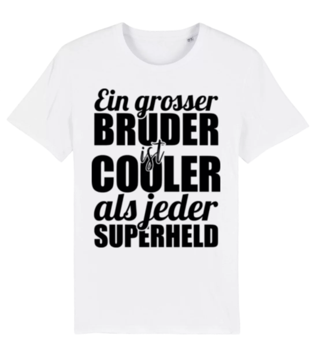 Großser Bruder Superheld · Männer Bio T-Shirt Stanley Stella 2.0 günstig online kaufen
