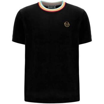 Sergio Tacchini  T-Shirts & Poloshirts Slice Velour T-Shirt Black günstig online kaufen