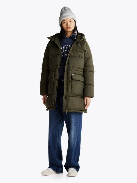 Tommy Jeans Steppjacke TJW MIDI ASPEN PUFFER mit Logostickerei günstig online kaufen