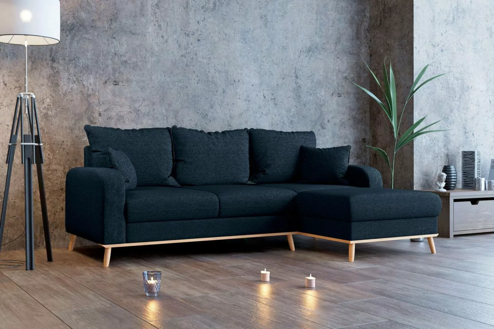 99rooms Ecksofa Ontario, L-Form, Eckcouch, Design günstig online kaufen