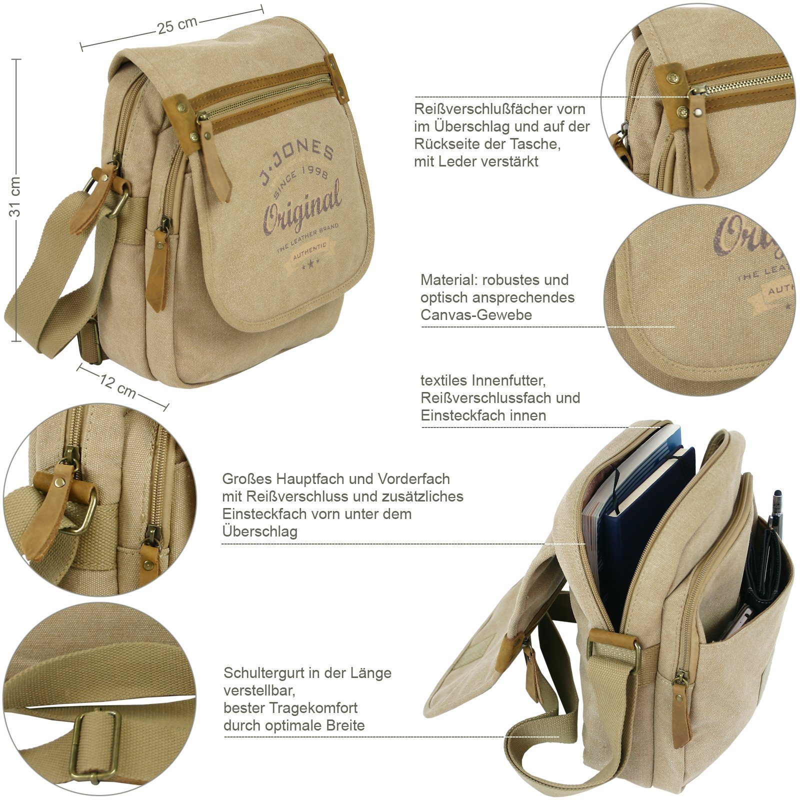 J JONES JENNIFER JONES Messenger Bag günstig online kaufen