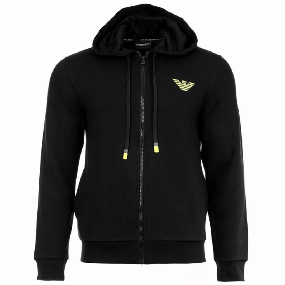 Emporio Armani Sweatshirt Herren Sweatjacke - ICONIC TERRY, Kapuze, Zipper günstig online kaufen