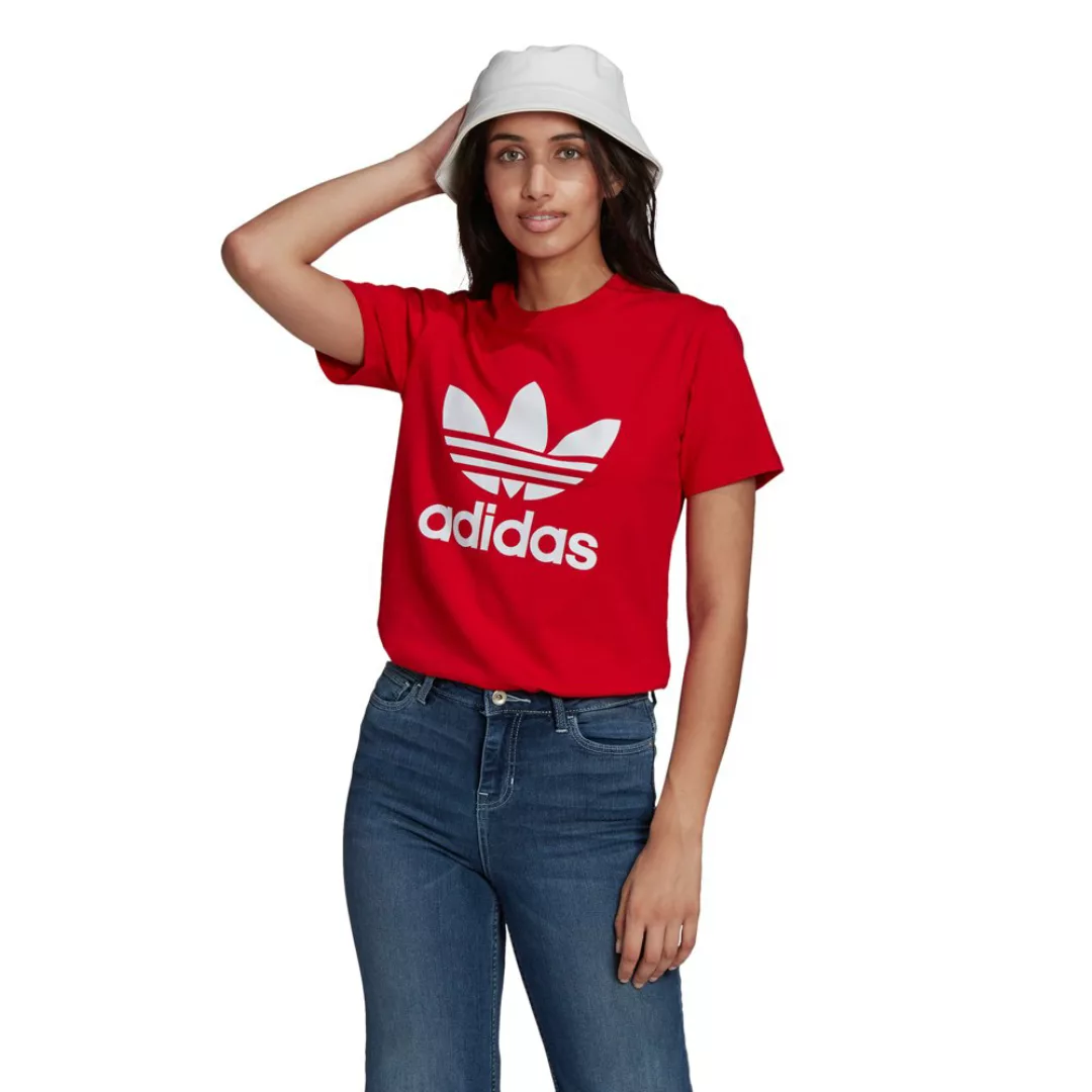 Adidas Originals Adicolor Trefoil Kurzarm T-shirt 44 Scarlet günstig online kaufen