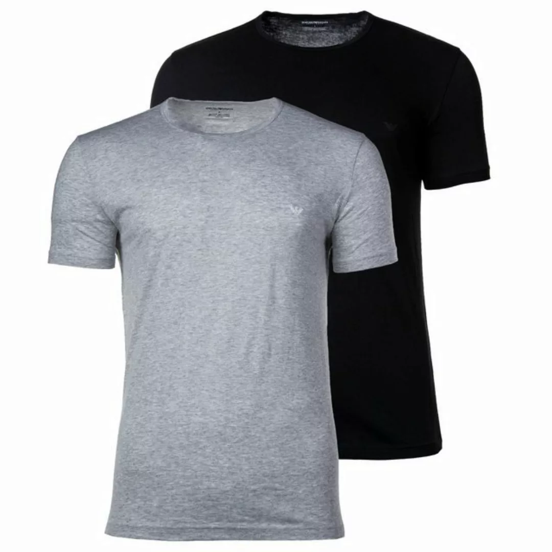 Emporio Armani  Pyjamas/ Nachthemden 2er-Pack Lounge-T-Shirts aus reiner Ba günstig online kaufen