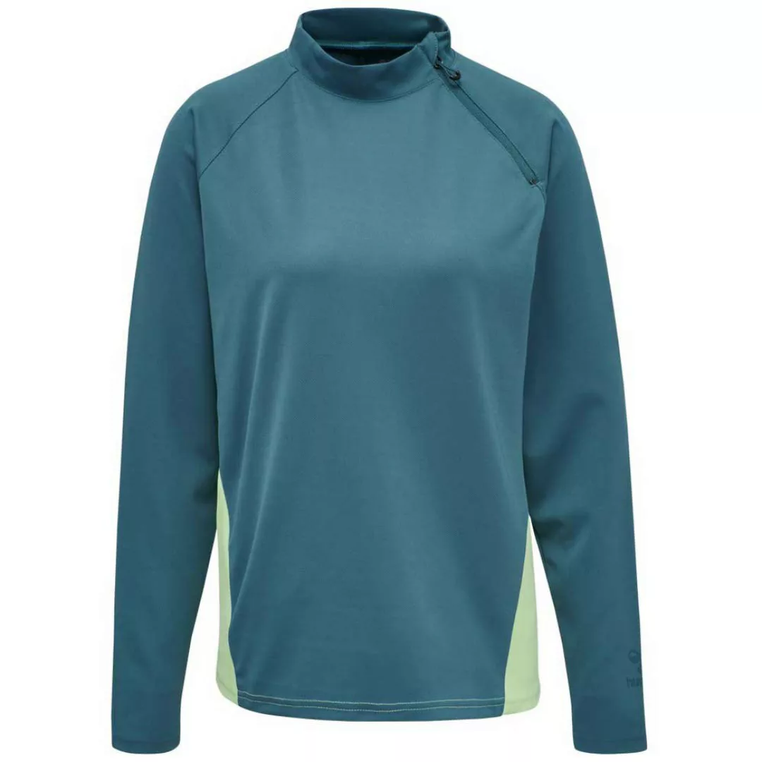 Hummel Action Sweatshirt XS Blue Coral / Green Ash günstig online kaufen
