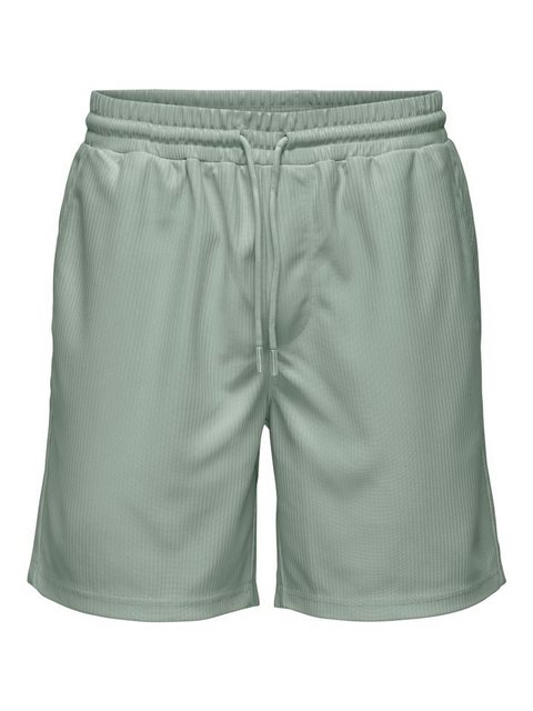 ONLY & SONS Shorts - Kurze Stoffhose - Sweat-Shorts - ONSTEL LIFE PLIZZE günstig online kaufen