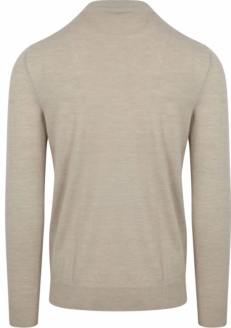 Profuomo Turtleneck Merino Pullover Ecru - Größe L günstig online kaufen