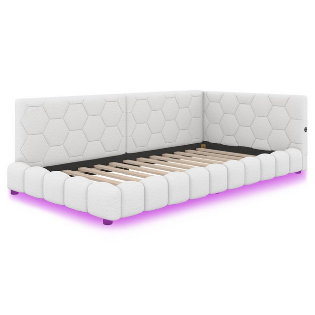 DOPWii Daybed 90*200cm Schlafsofa,16 Farben Umgebungslicht,USB-Anschluss,So günstig online kaufen