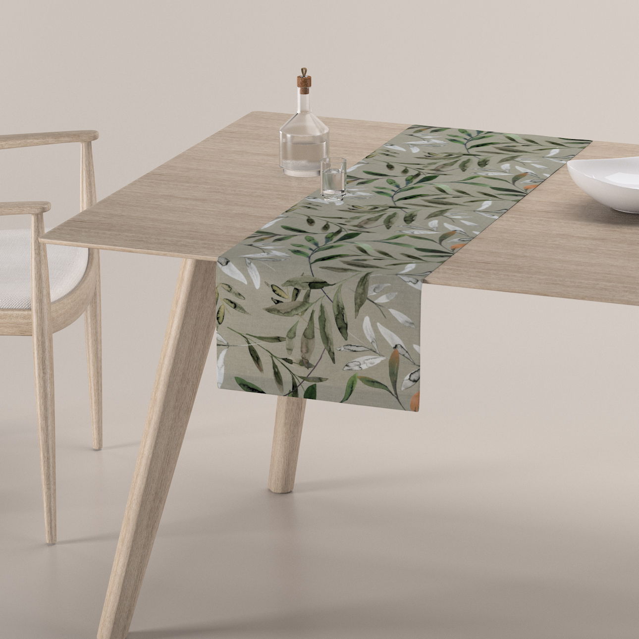 Tischläufer, grau-grün, 40 x 130 cm, Eden (144-23) günstig online kaufen