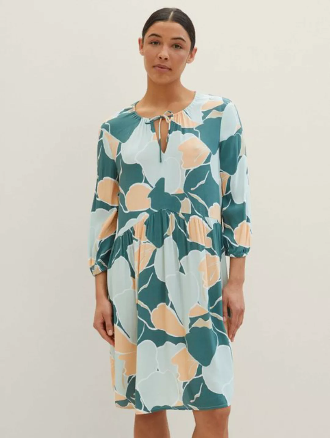 TOM TAILOR Sommerkleid Kleid mit LENZING(TM) ECOVERO(TM) günstig online kaufen