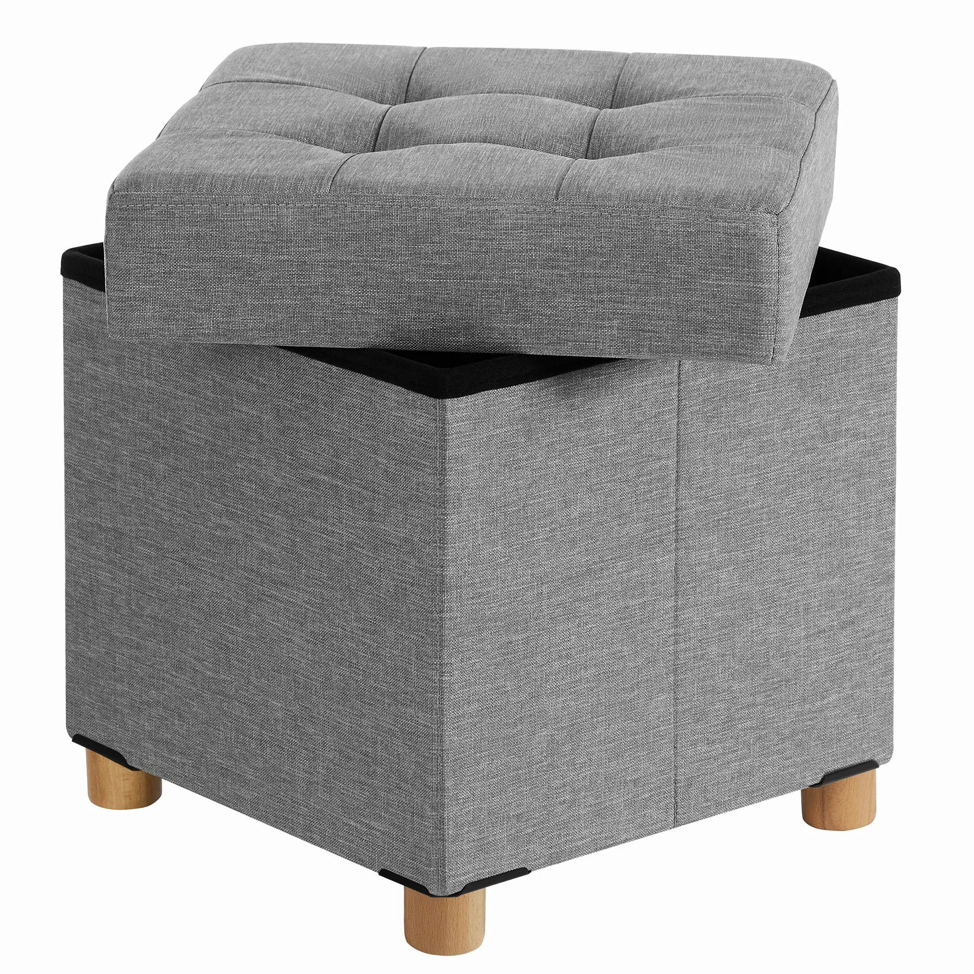 SONGMICS Sitzhocker, mit Stauraum, Schuhbank, klappbare günstig online kaufen