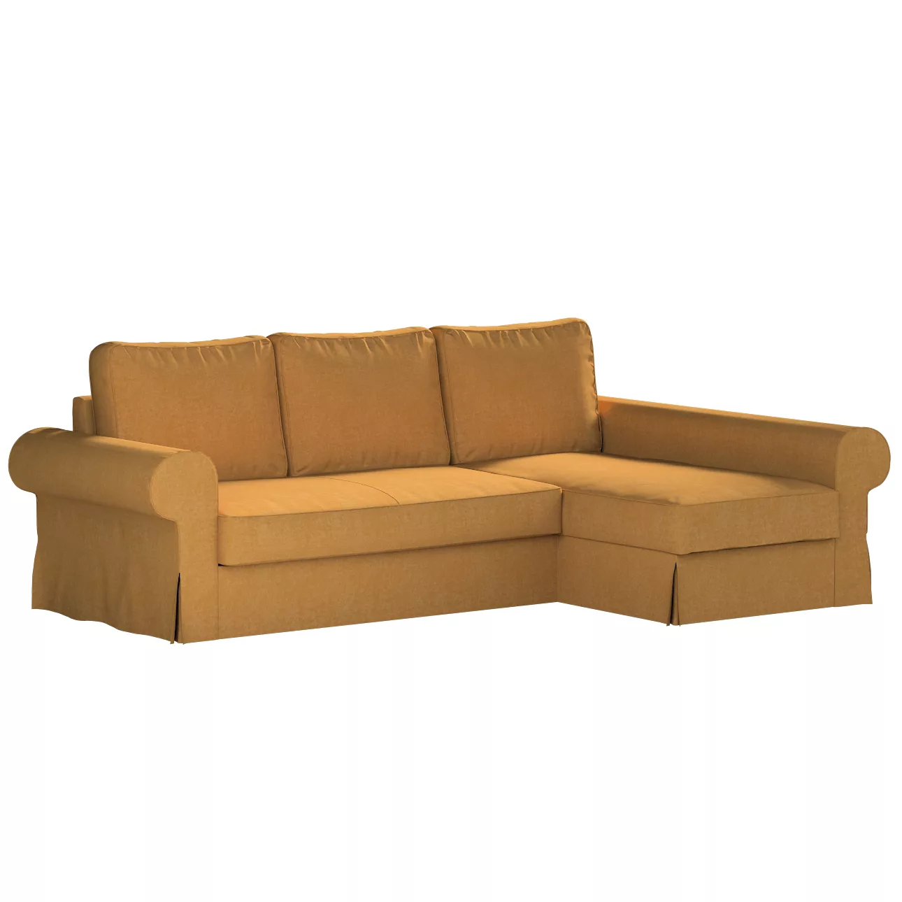 Bezug für Backabro Bettsofa / Recamiere, honiggelb, Bezug für Bettsofa Back günstig online kaufen