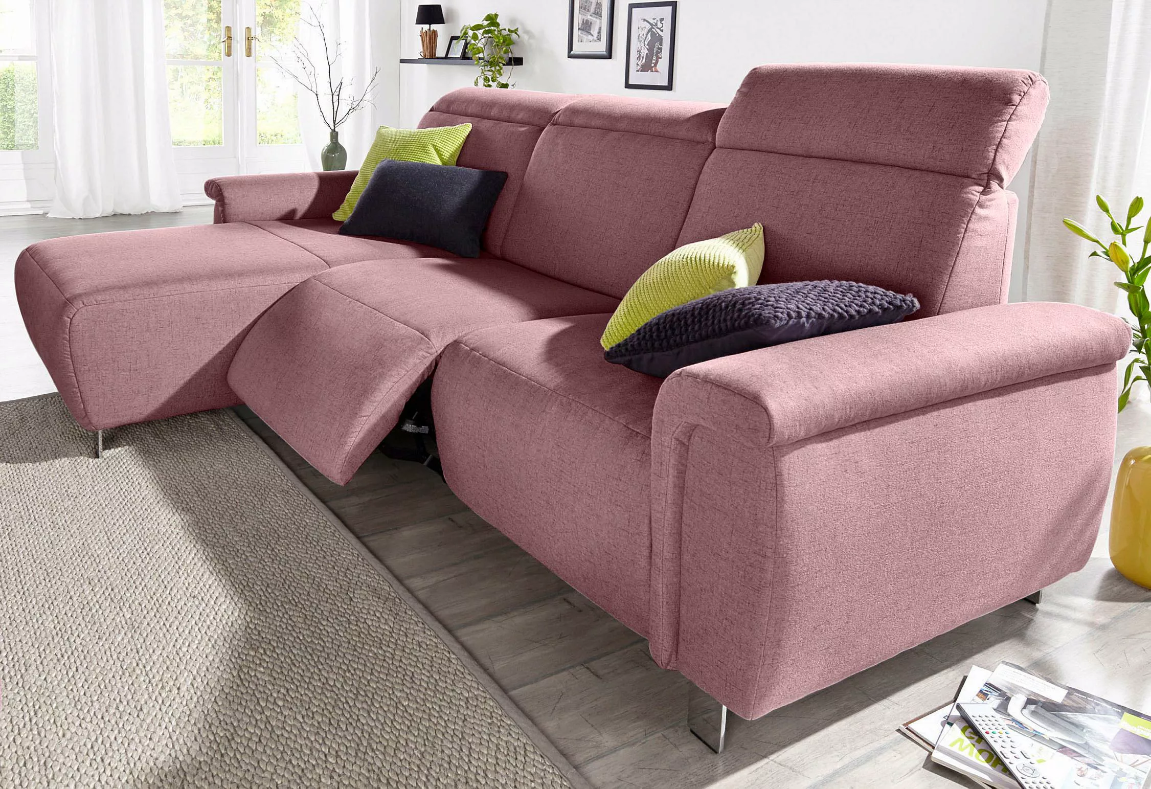 sit&more Ecksofa "Township L-Form", wahlweise mit elektrischer Wallfree-Fun günstig online kaufen