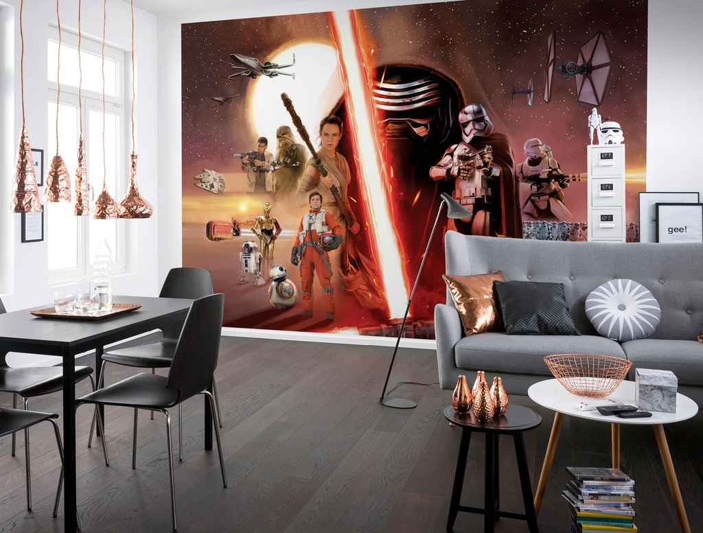 Disney Fototapete Star Wars Braun und Rot 368 x 254 cm 612230 günstig online kaufen