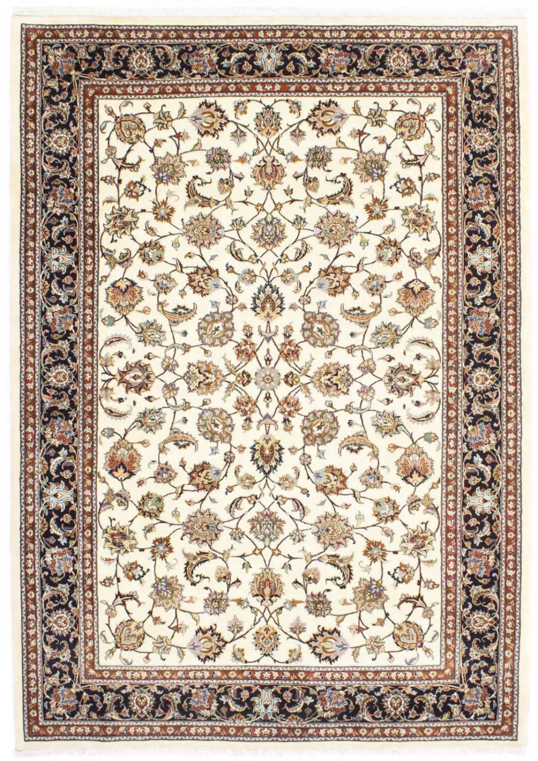 morgenland Wollteppich »Kaschmar Blumenmuster Beige 300 x 200 cm«, rechteck günstig online kaufen