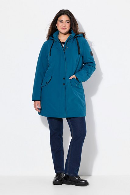 Ulla Popken Softshelljacke HYPRAR Long-Softshelljacke Kapuze günstig online kaufen