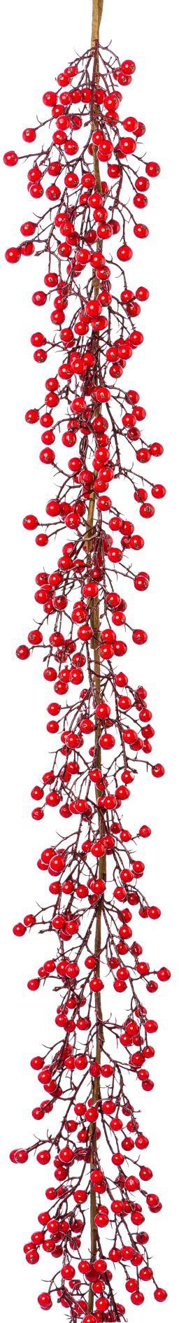 Winterliche Kunstpflanze Weihnachtsdeko, Weihnachtsgirlande Beeren, Creativ günstig online kaufen