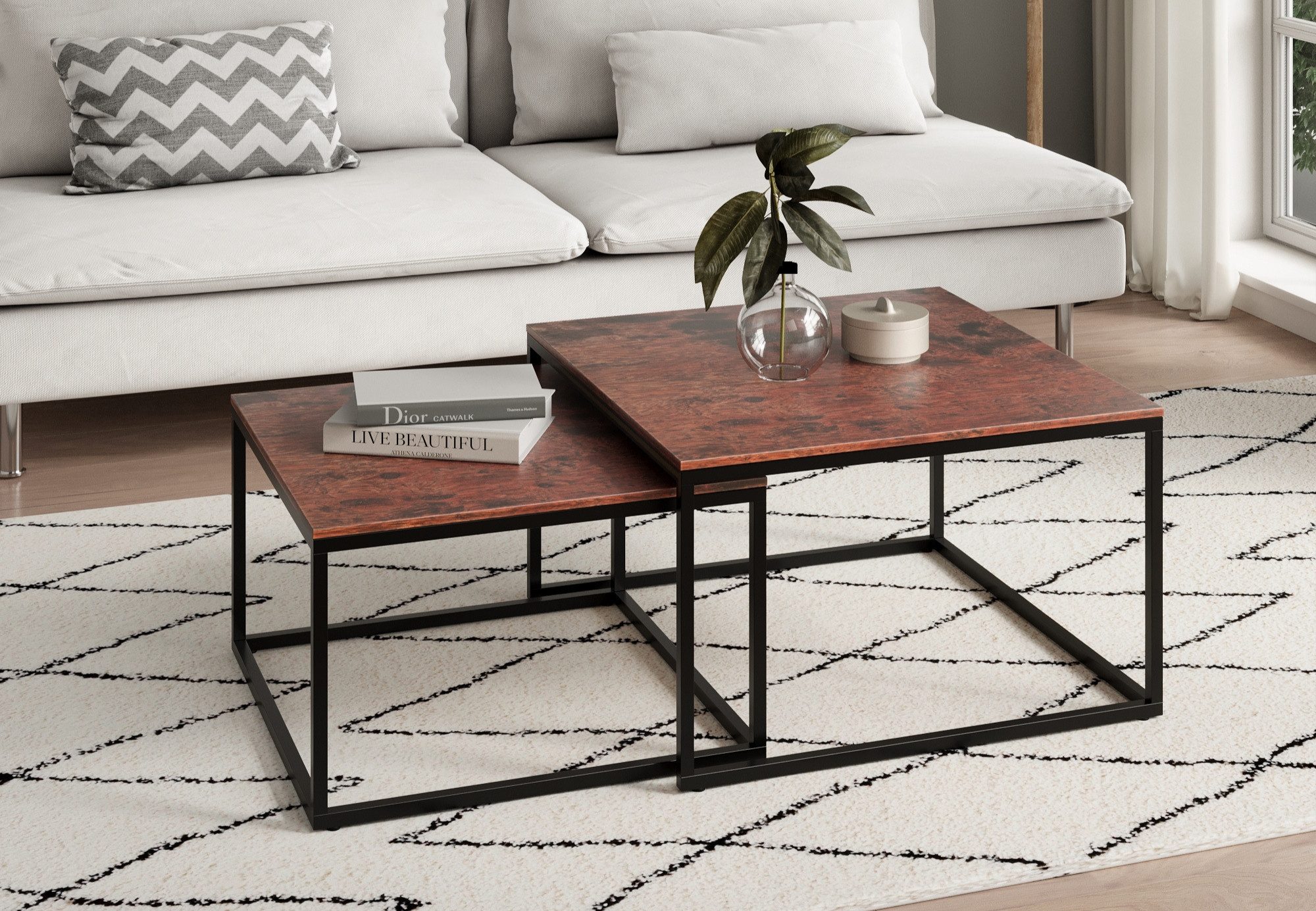 Home Collective Couchtisch 2er Set aus günstig online kaufen