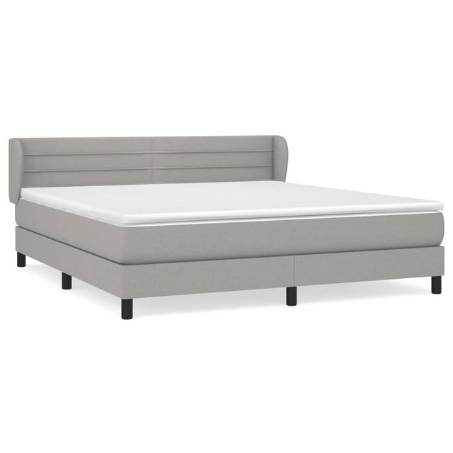 vidaXL Boxspringbett Bett Boxspringbett mit Matratze & Topper Stoff verschi günstig online kaufen