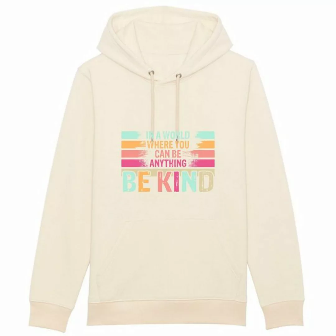 ANNIS Fashion & Accessoires Hoodie "BE KIND" (1-tlg) hoher Bio-Baumwollante günstig online kaufen