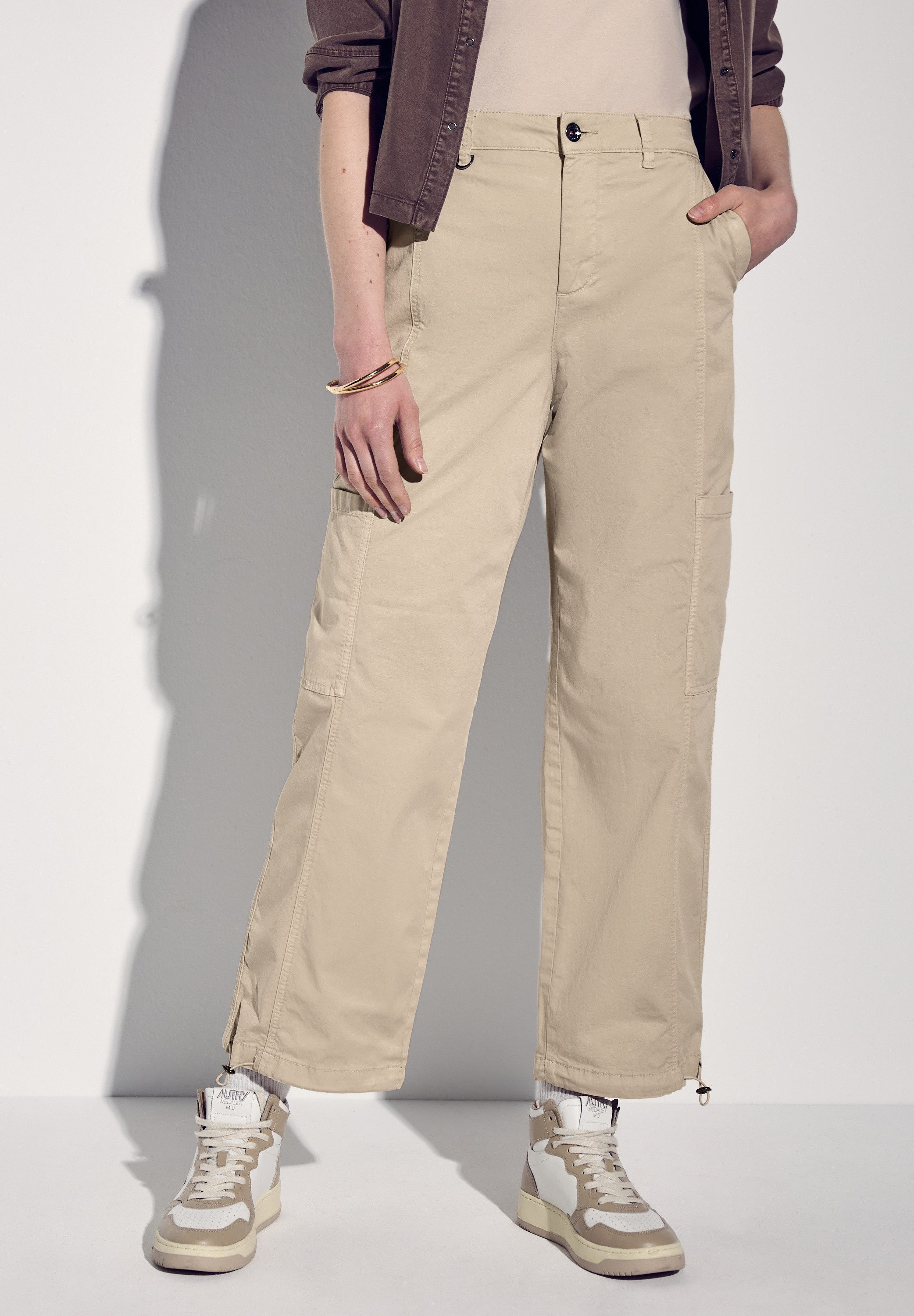 STREET ONE Cargohose, High Waist günstig online kaufen