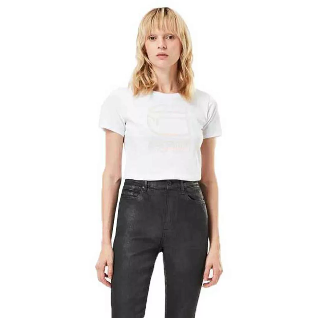 G-star Graphic Graw Optic Slim Kurzarm T-shirt XS White günstig online kaufen