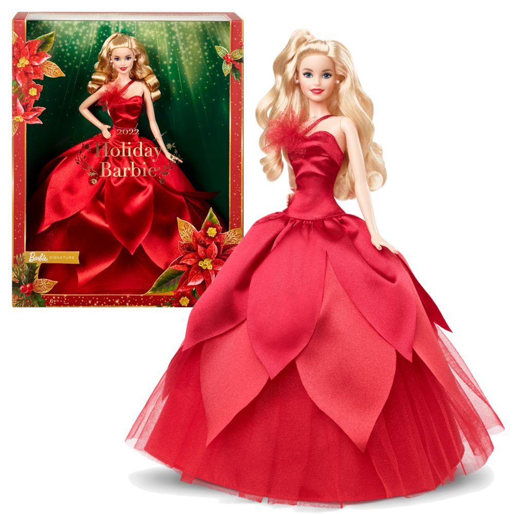 Barbie Anziehpuppe Holiday Barbie 2022 HBY03 günstig online kaufen