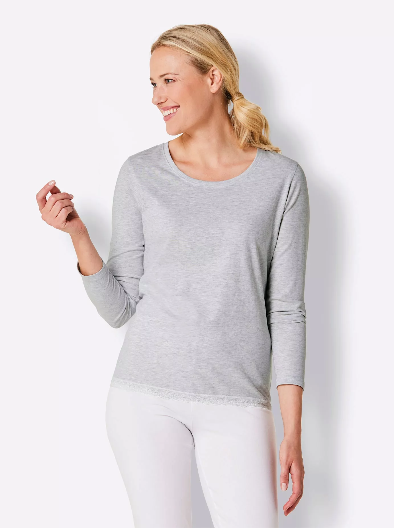 wäschepur Pyjamaoberteil "Schlafanzug-Shirt", (1 tlg.) günstig online kaufen