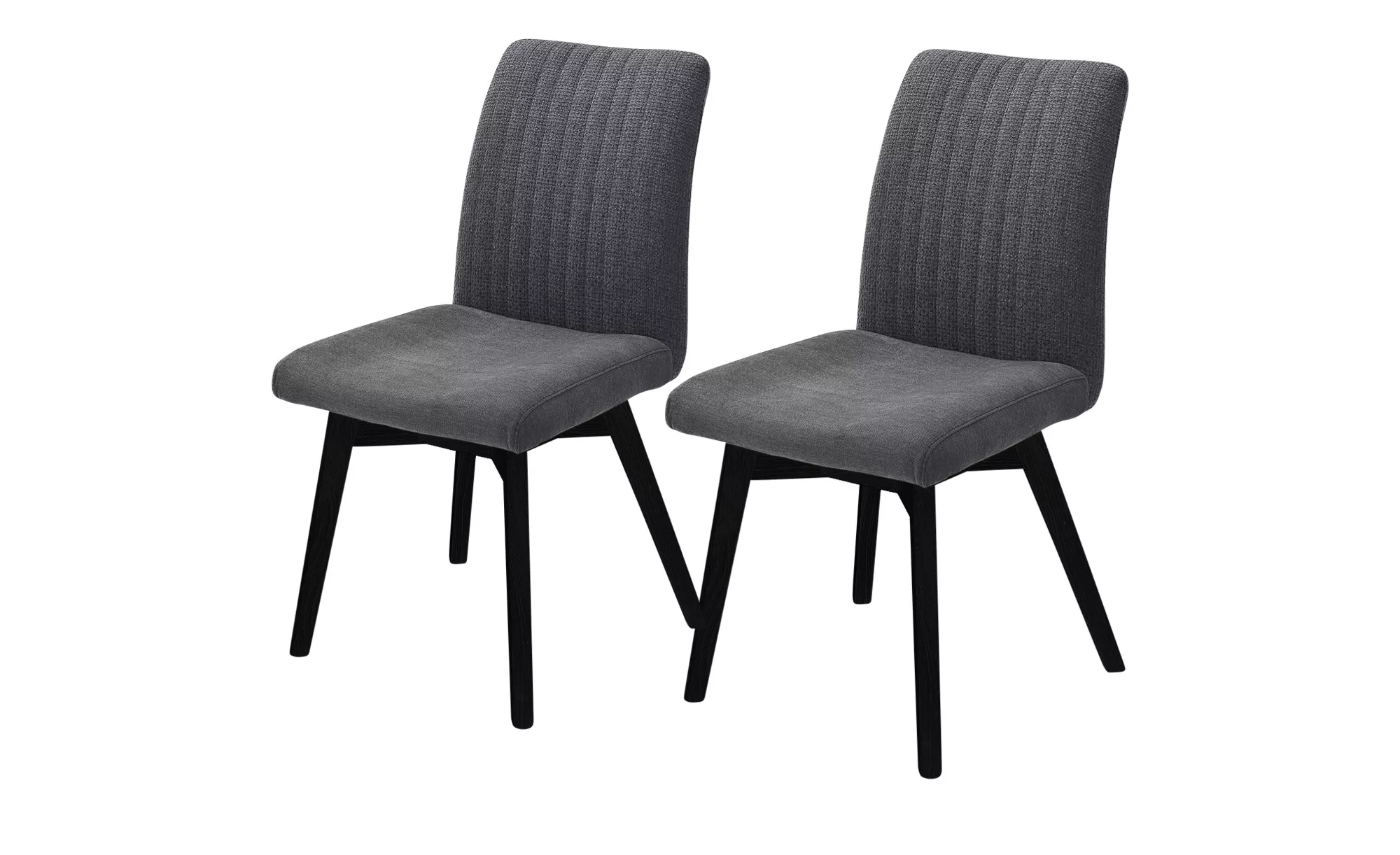 Woodford 2er Set Polsterstuhl im 2er Set Menda ¦ grau ¦ Maße (cm): B: 47 H: günstig online kaufen