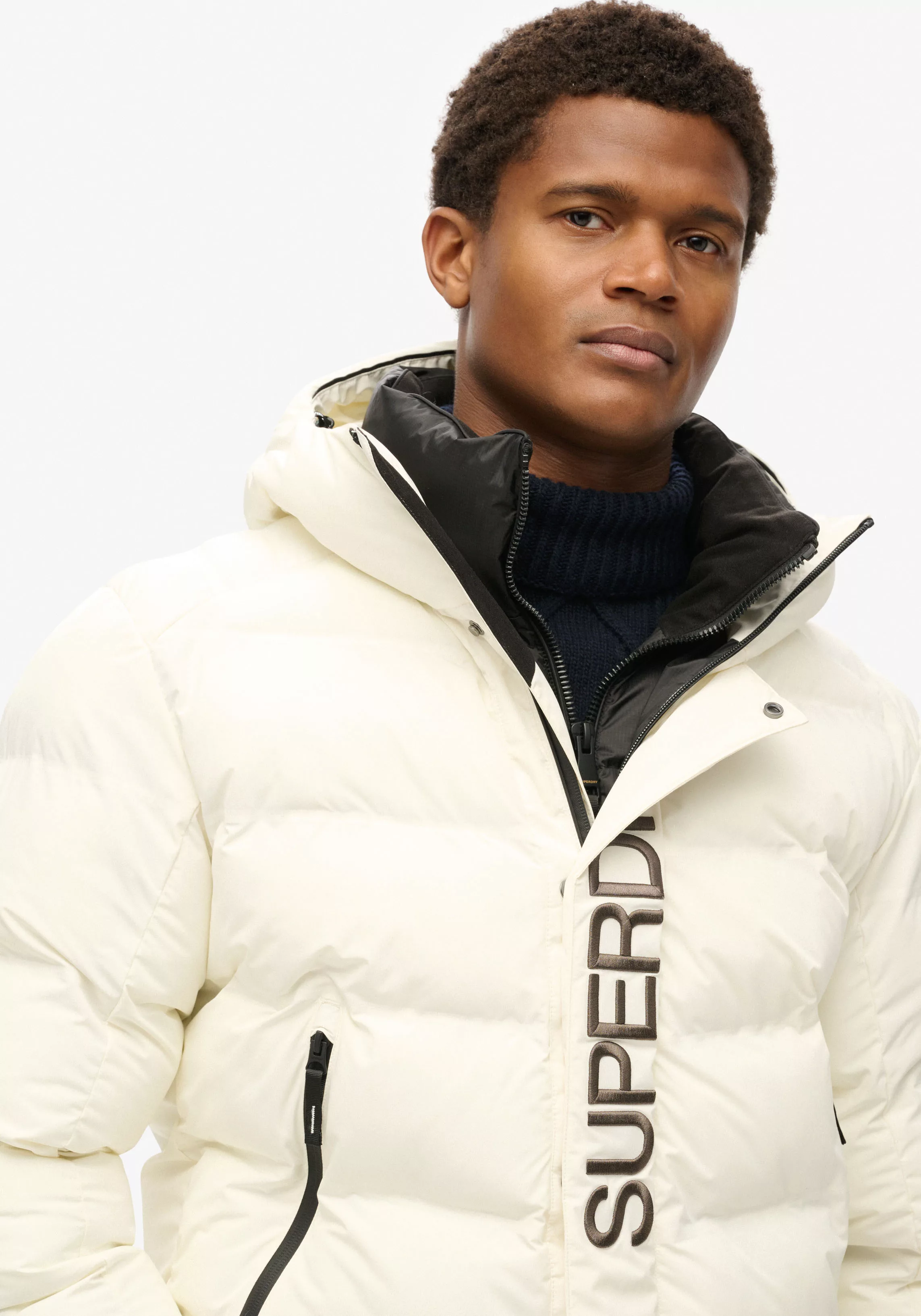 Superdry Steppjacke "Hooded City Graphic Puffer Jkt" günstig online kaufen