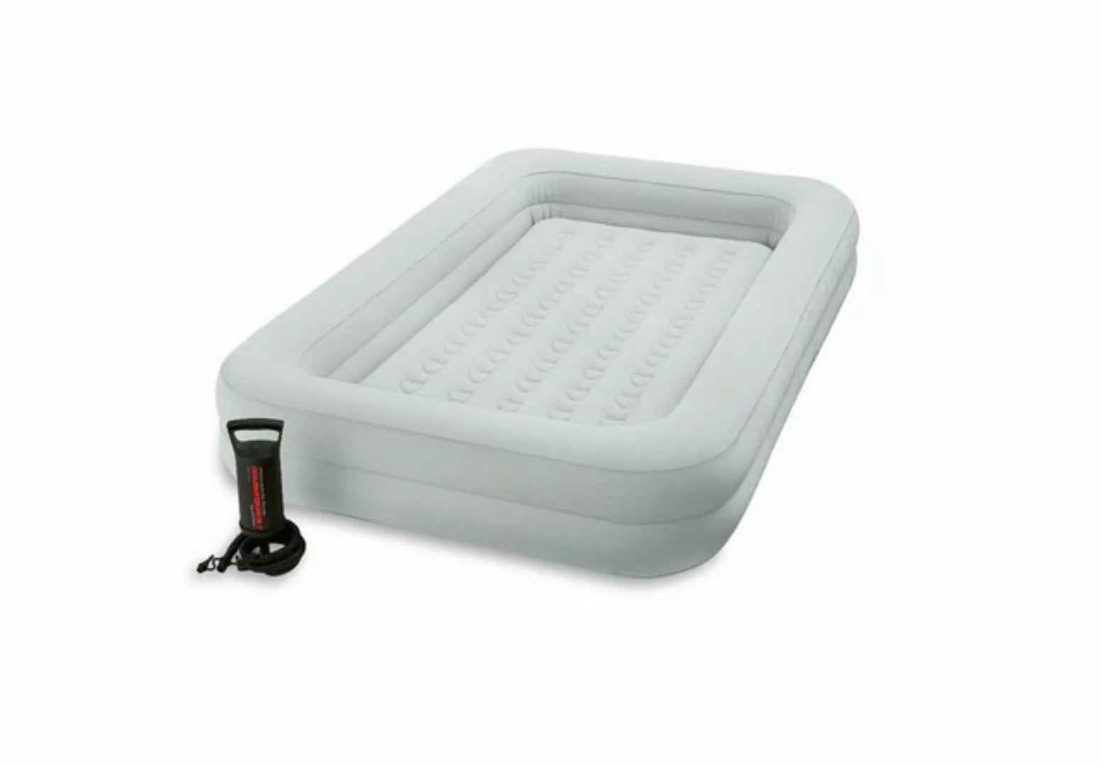 Intex Luftbett Luftbett Kinder Reisebett aufblasbar + Handpumpe 168x107x25c günstig online kaufen