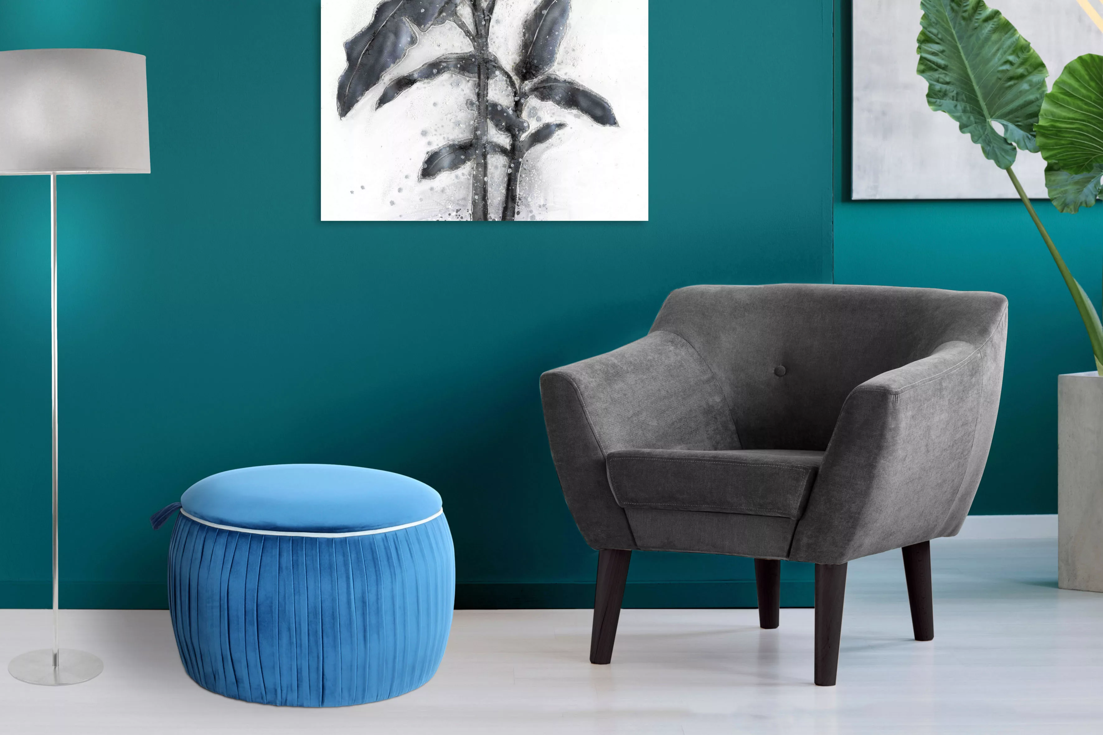 Kayoom Sitzhocker "Hocker Adoree, Sitzgelegenheit in attraktiver Form,Hocke günstig online kaufen