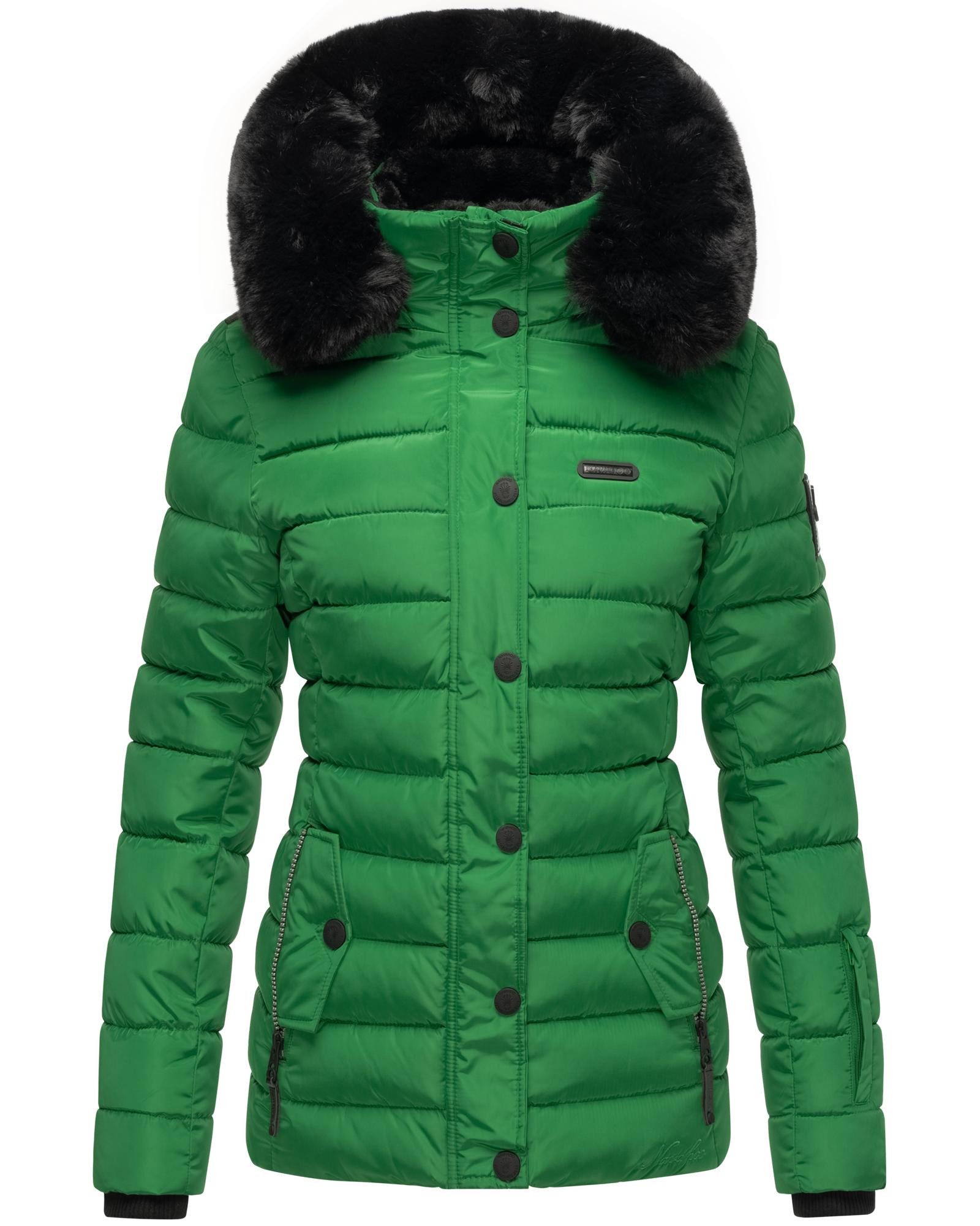 Navahoo Steppjacke "Milianaa", mit Kapuze, Edle Winterjacke mit weicher Kun günstig online kaufen