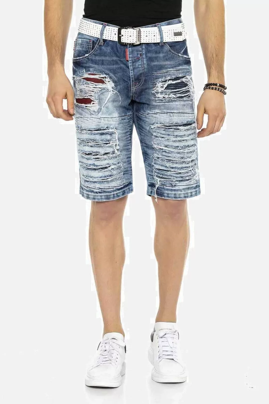 Cipo & Baxx Jeansbermudas "Bermuda & Short", mit Reißverschluss, CK219 günstig online kaufen