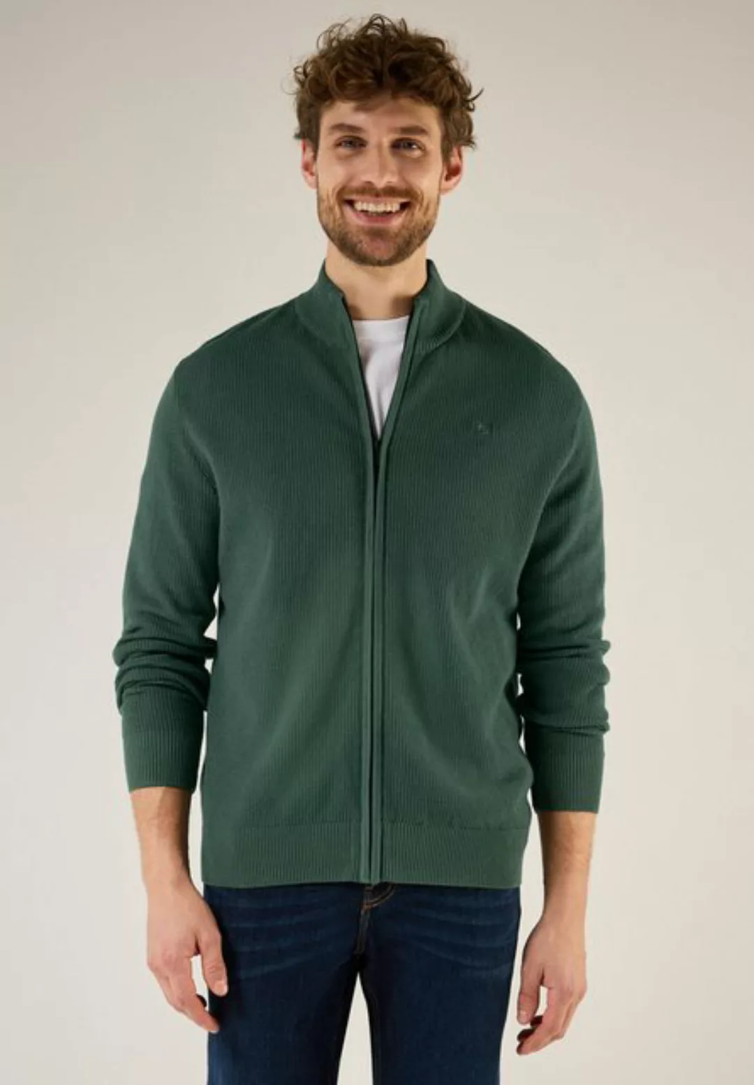 STREET ONE MEN Strickjacke Feinstrick günstig online kaufen