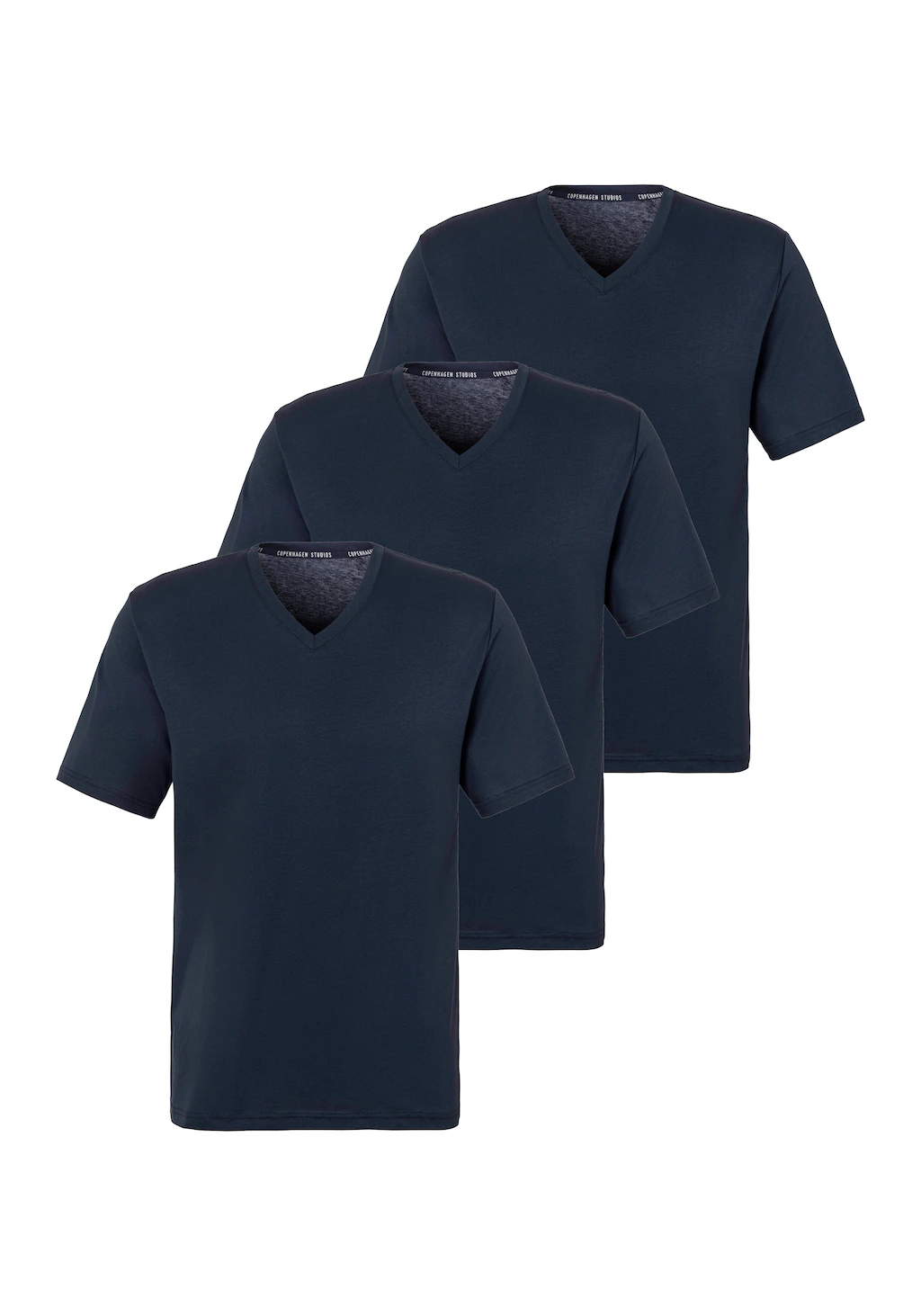 Copenhagen Studios T-Shirt, (Packung, 3er-Pack), Unterziehshirt aus hochwer günstig online kaufen