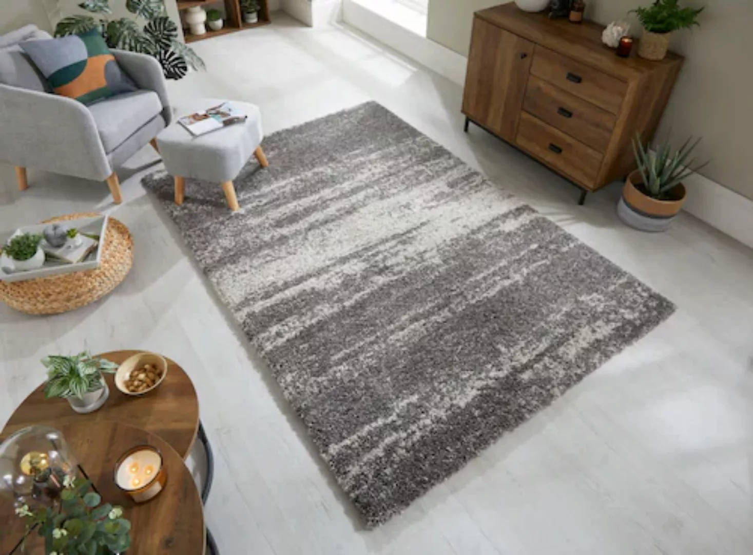 FLAIR RUGS Hochflor-Teppich »Reza«, rechteckig günstig online kaufen